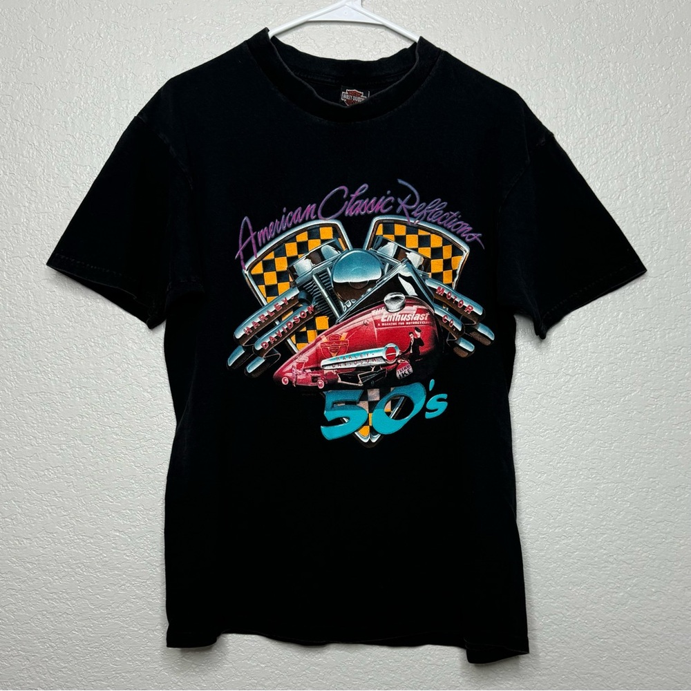 Vintage American Classic Reflections Harley Davidson T-Shirt (1998)